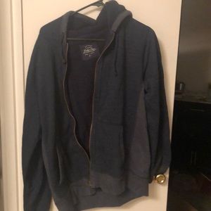 Fleece zip up JCrew sweatshirt